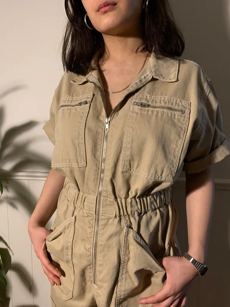 Cute Tan Jumpsuit/romper? photo 1