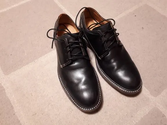 Mens Sz 8 Black Dress shoes photo 1