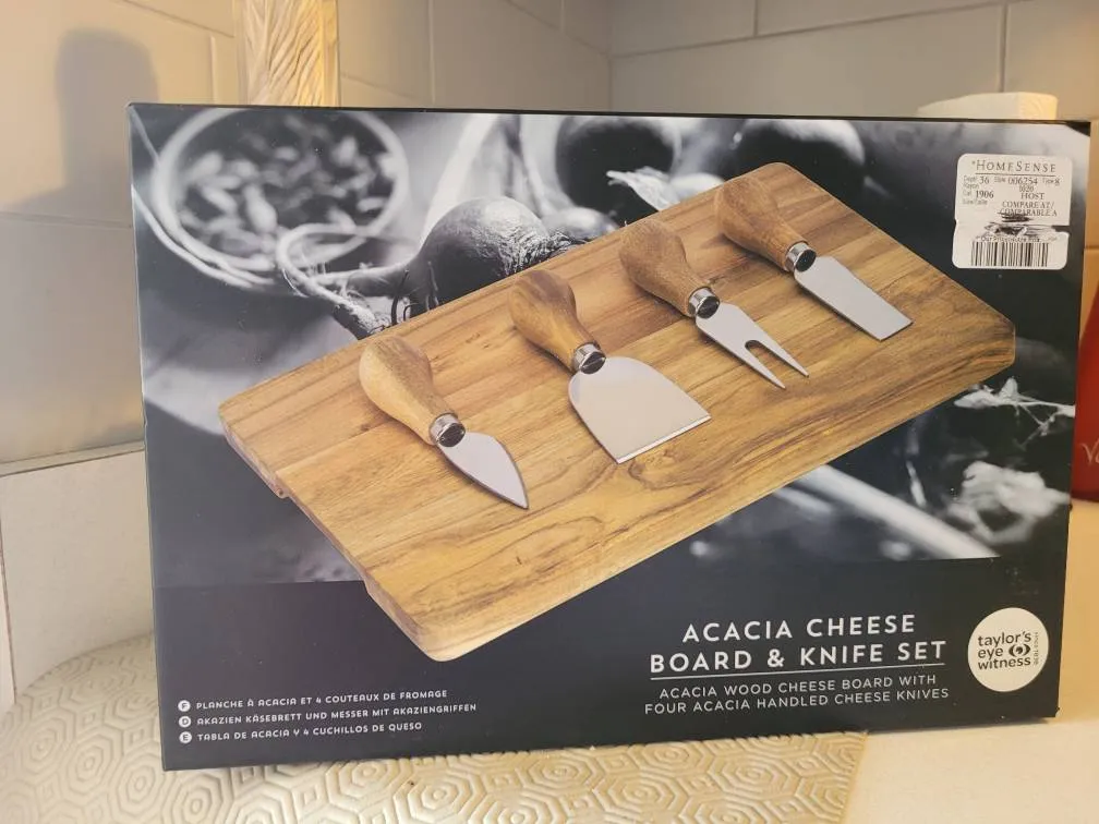 Cheese Board And Knife Set photo 1