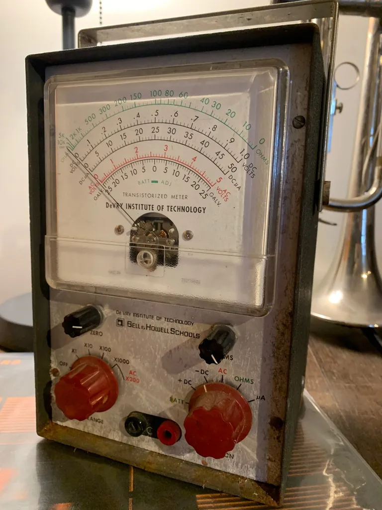 Large Vintage Multimeter photo 1