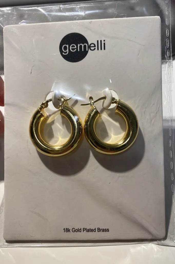 Gemelli Gold Hoops photo 1