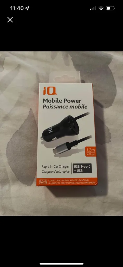 BRAND NEW iQ Rapid In-Car Charger photo 1