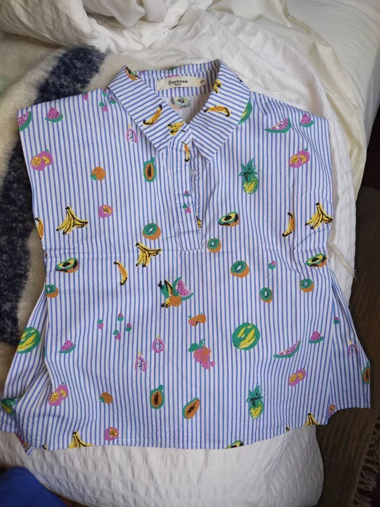 Sleeveless Fruit Blouse photo 1