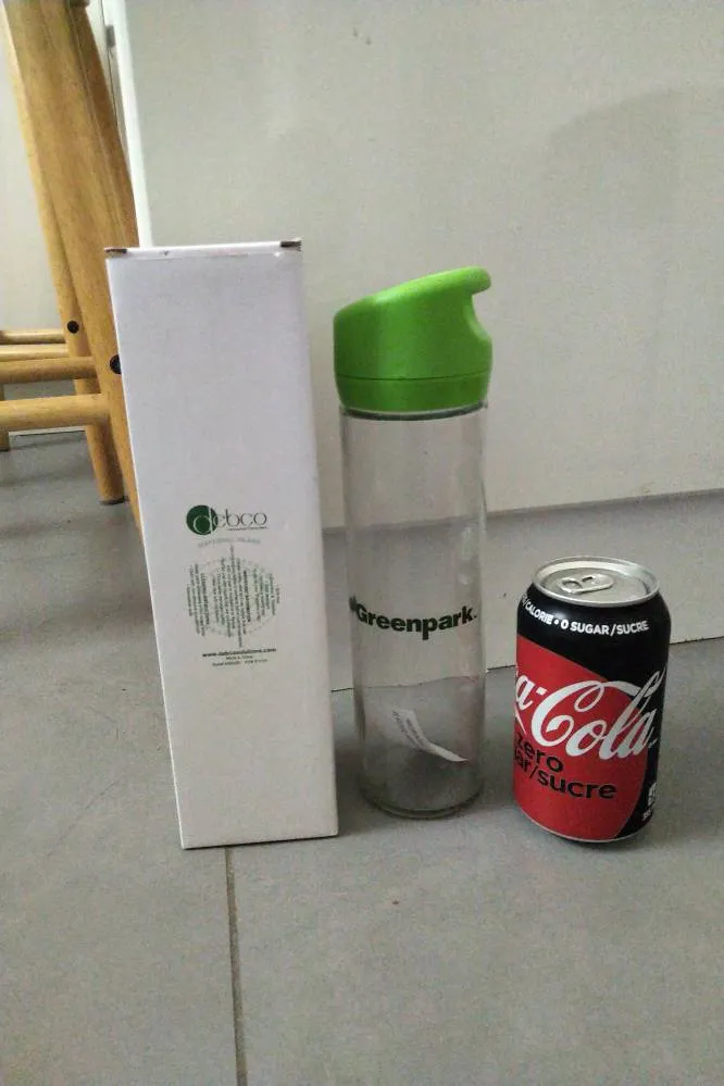 BNIB Glass Water Bottle photo 1