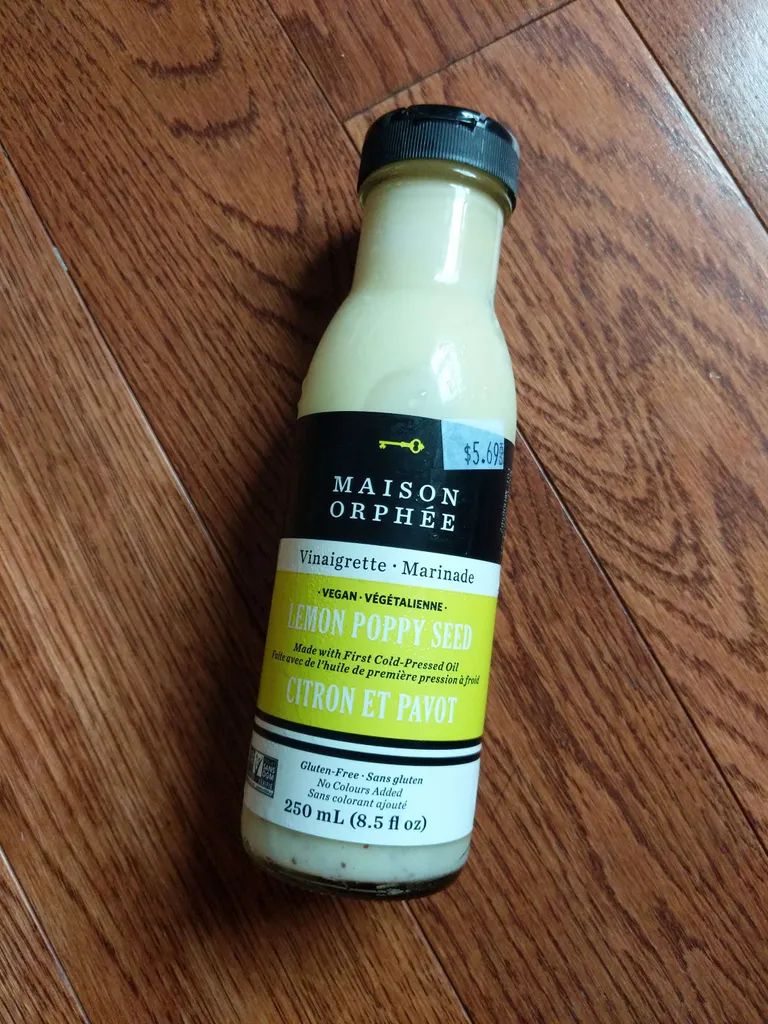 Unopened lemon poppyseed salad dressing photo 1