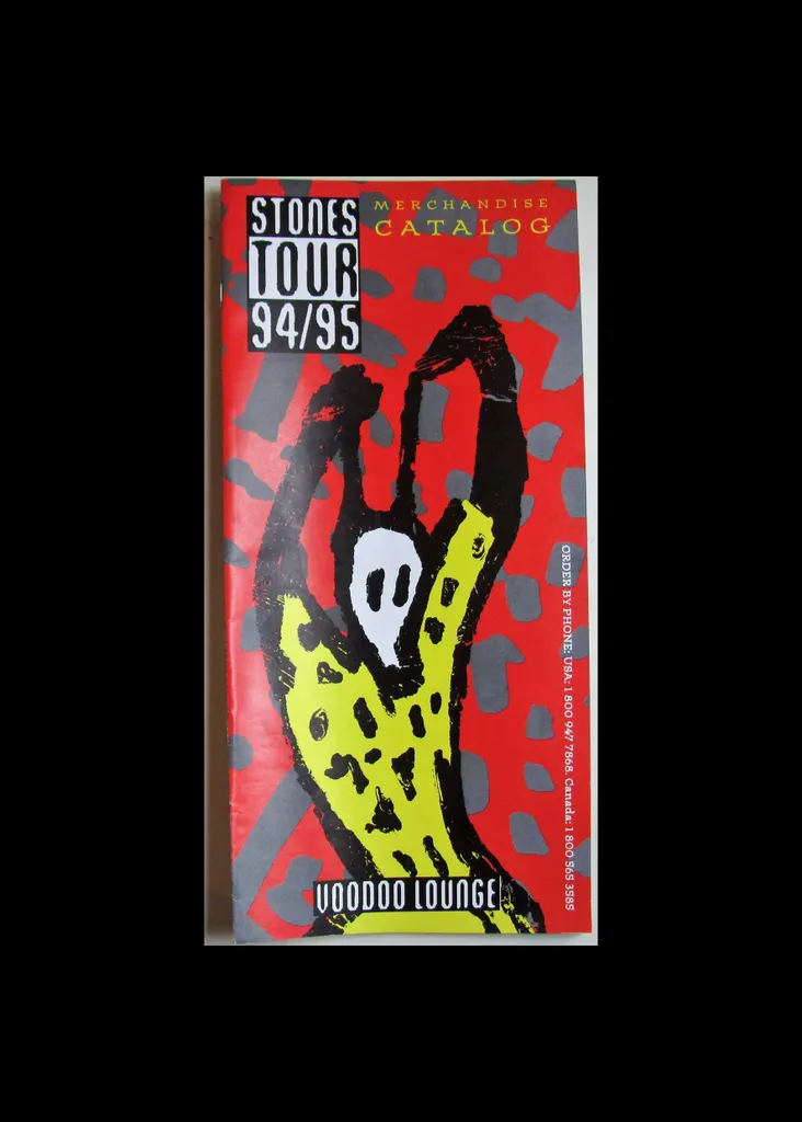 Rolling Stones Voodoo Lounge 94/95 Merchandise Catalog w/ Rar... photo 1