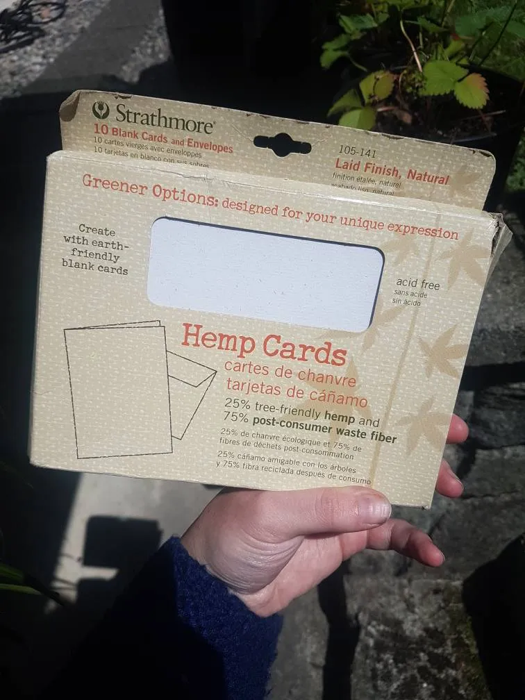 Blank Hemp Cards photo 1