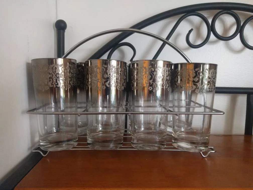 Set Of 8 Vintage Glasses photo 1