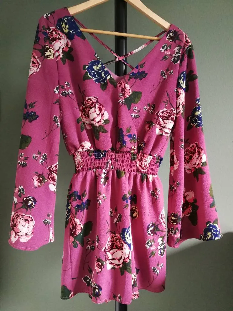 Floral Romper photo 1