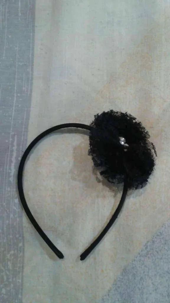 Lace and Jewel Adornment Headband photo 1