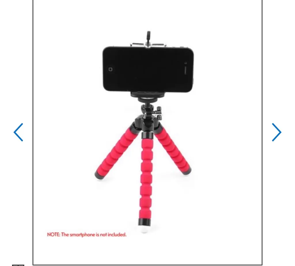 Red Octopus tripod stand photo 1