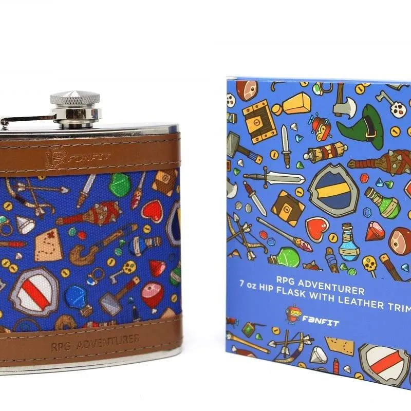 Geeky Gamer Flask - New In Box 7oz photo 1