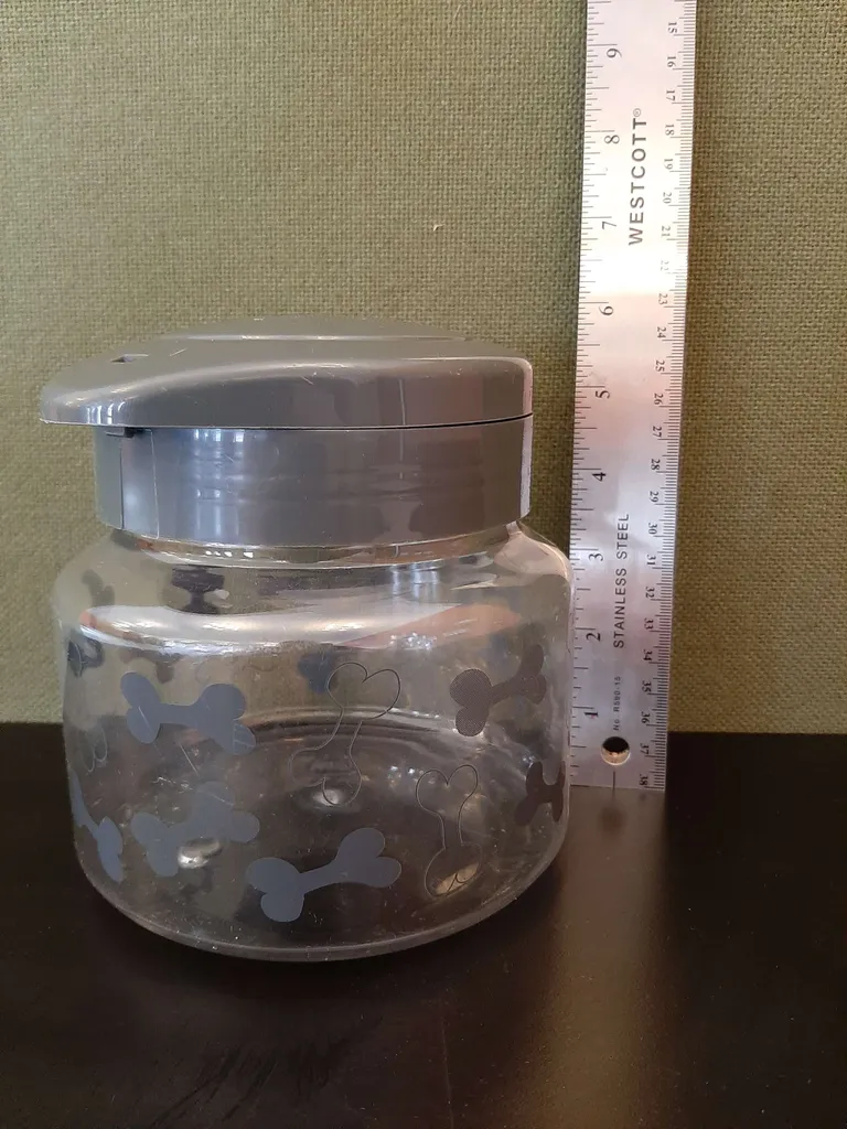 Dog treat container photo 1