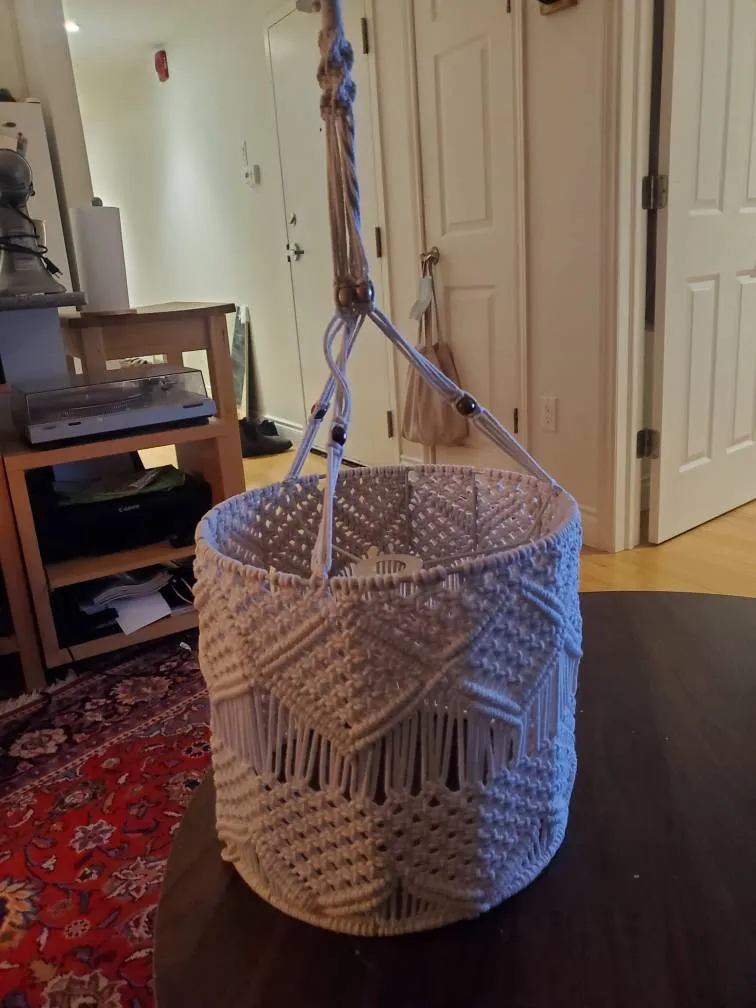 Macrame Lampshade photo 1