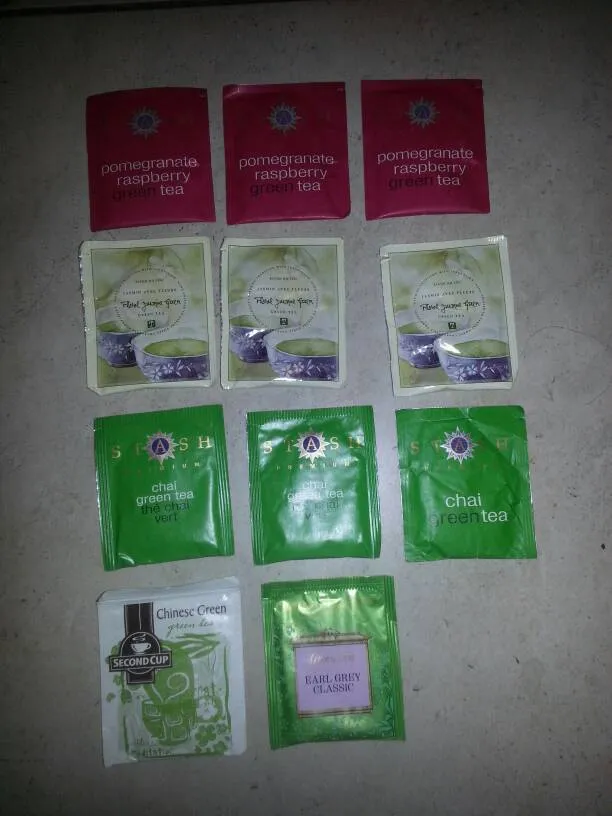 Green Tea Bundle: Floral Jasmine; Raspberry Pomegranate; Earl... photo 1