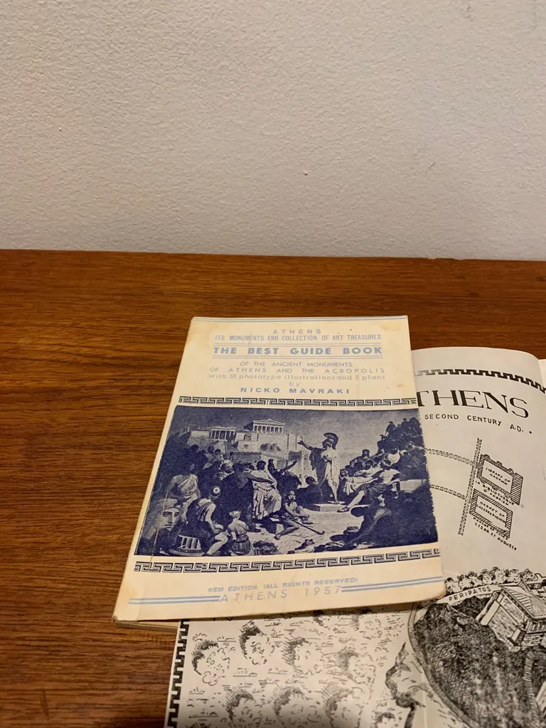 Athens Tourist Guide From 1957 photo 1