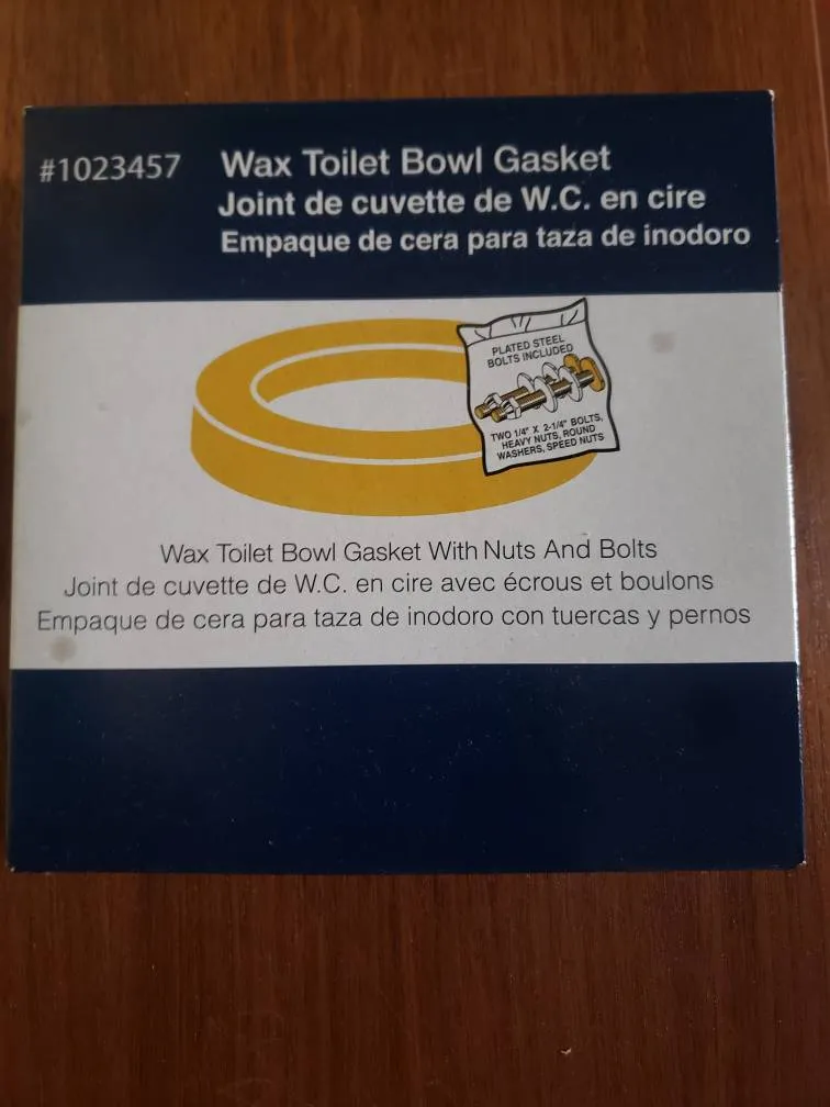 Toilet Gasket. photo 1
