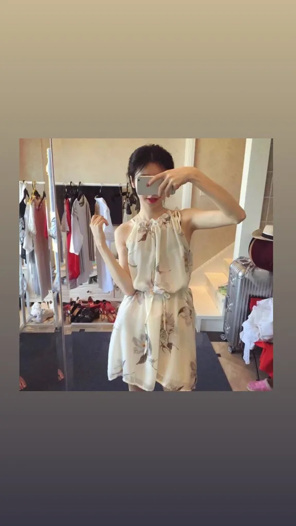 Floral Halter Dress photo 1