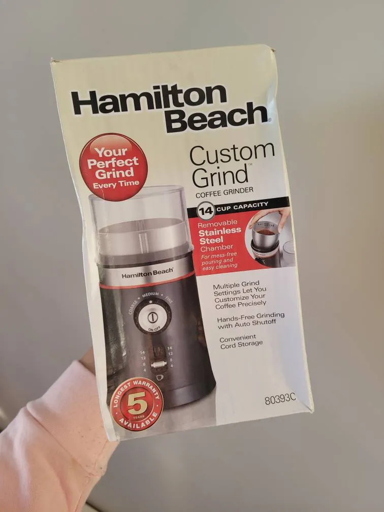 BNIB Coffe Grinder Hamilton Beach photo 1