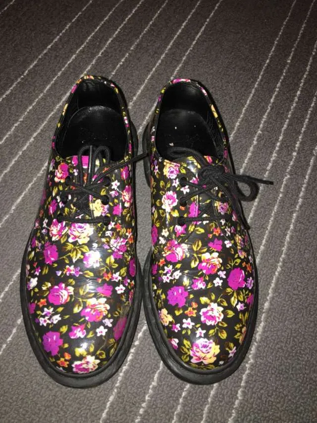 Authentic Floral Dr.marten Oxfords photo 1