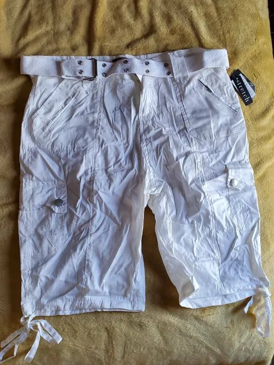 White Bermuda Shorts photo 1