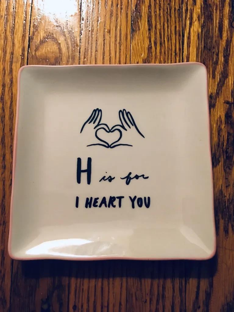 💗 Indigo Love Plate 💝 photo 1