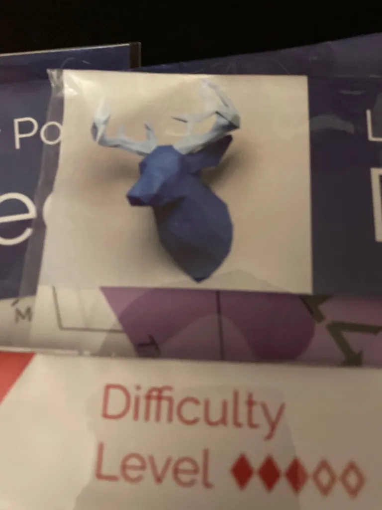 Low Poly Crafts Paper Deer photo 1