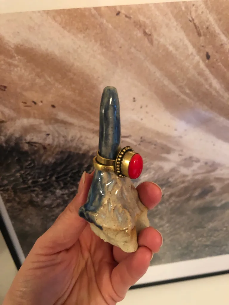 Handmade Ceramic Ring Holder photo 1