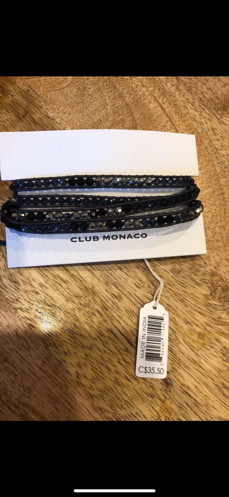 Club Monaco Wrap Bracelet BNWT photo 1