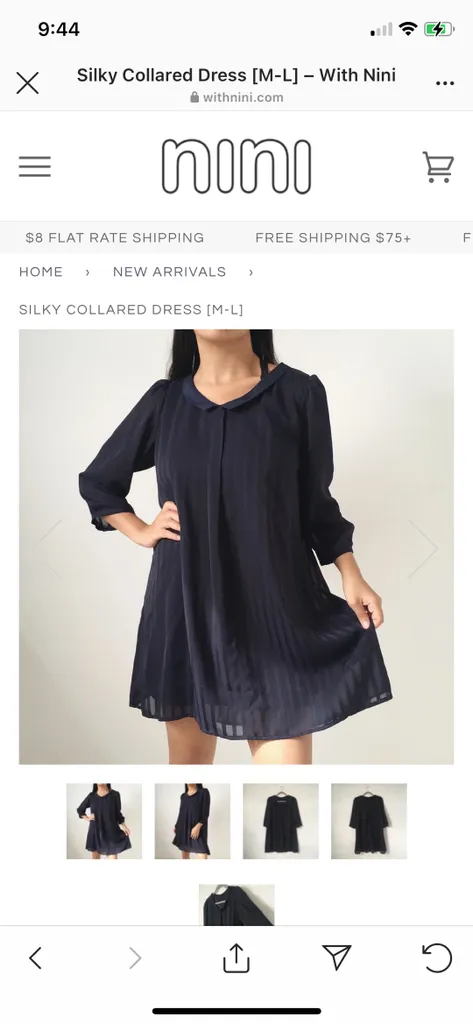 Thrifted M Shift Dress photo 1