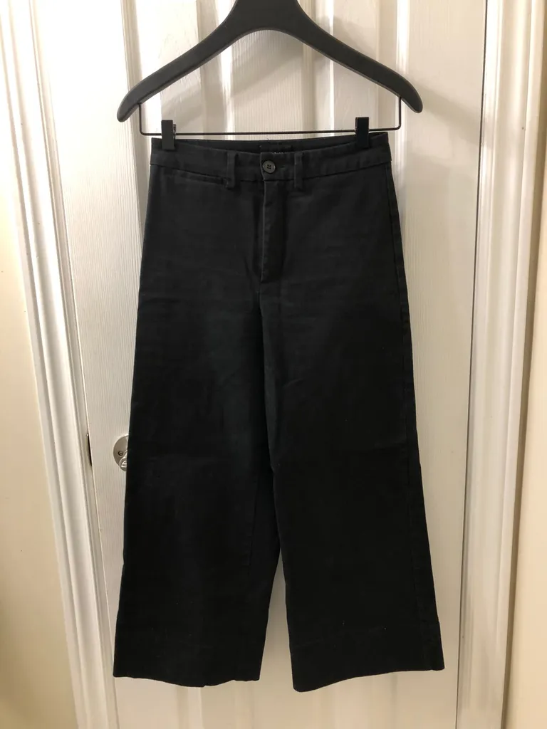 Frank & Oak Josephine Cropped Wide-Leg Pant photo 1