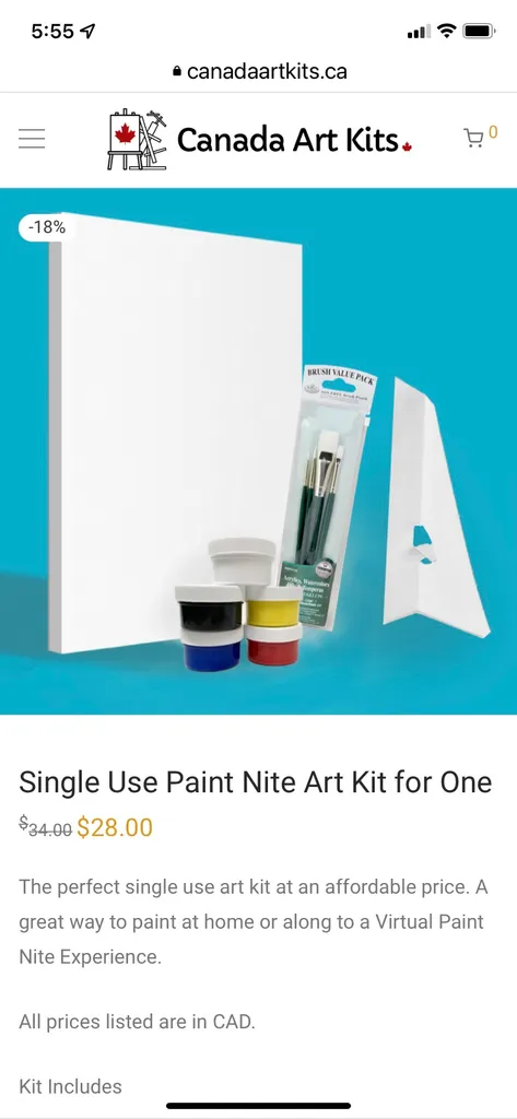 BNIB Art Kit photo 1