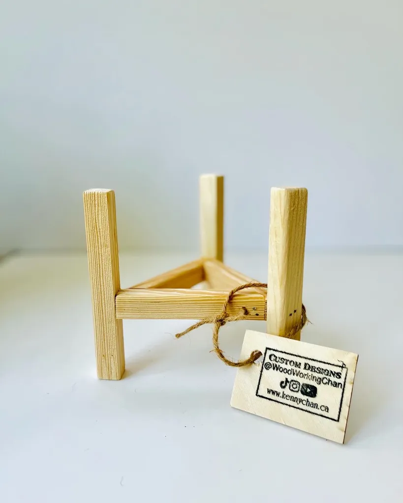 New Hand Crafted Plant Stand photo 1