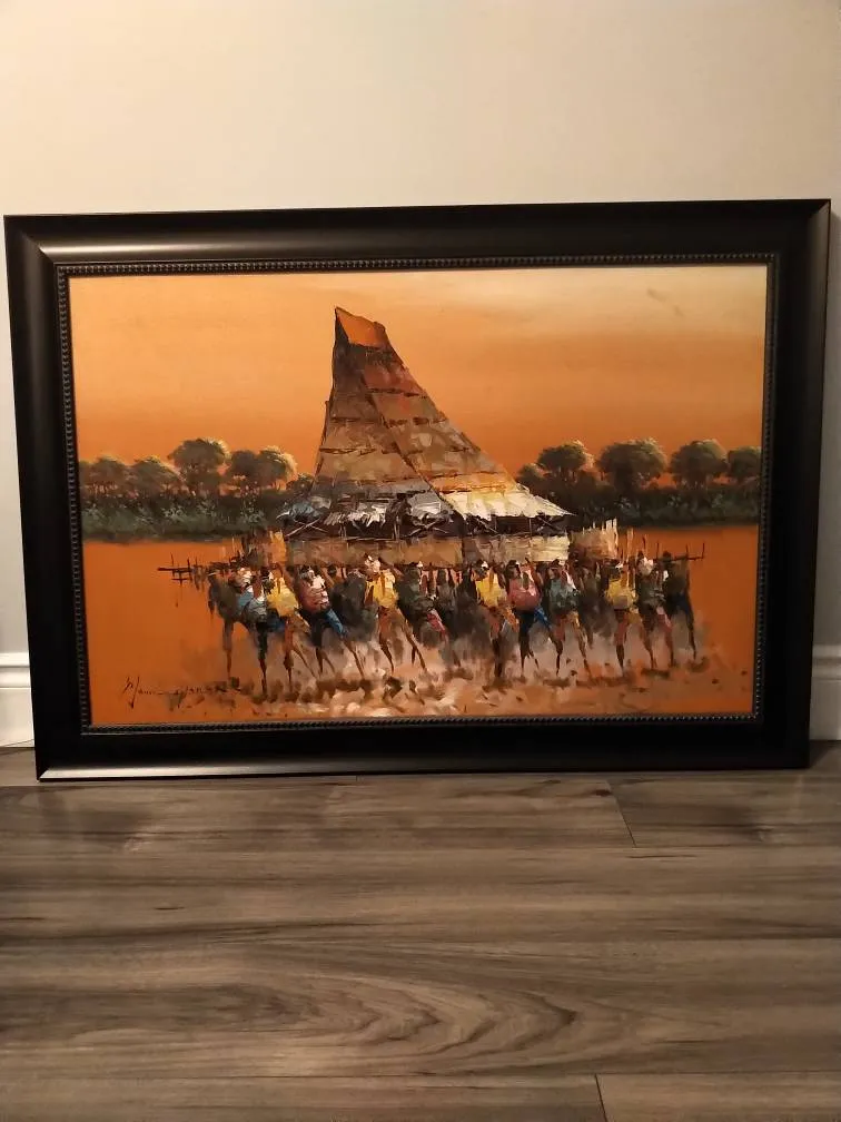 Wall Art/ Painting "Bayanihan" photo 1