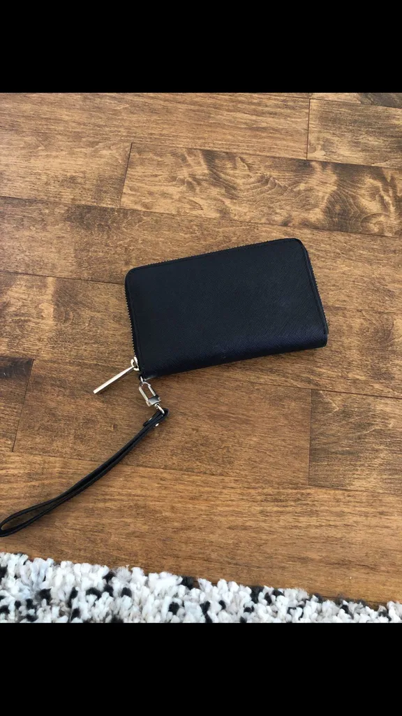 Leather Black Women’s Wallet Large photo 1