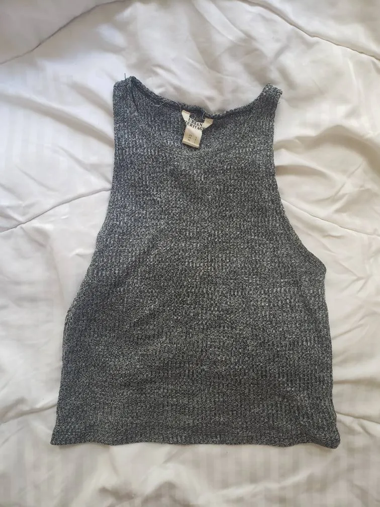 Grey Crop Top photo 1