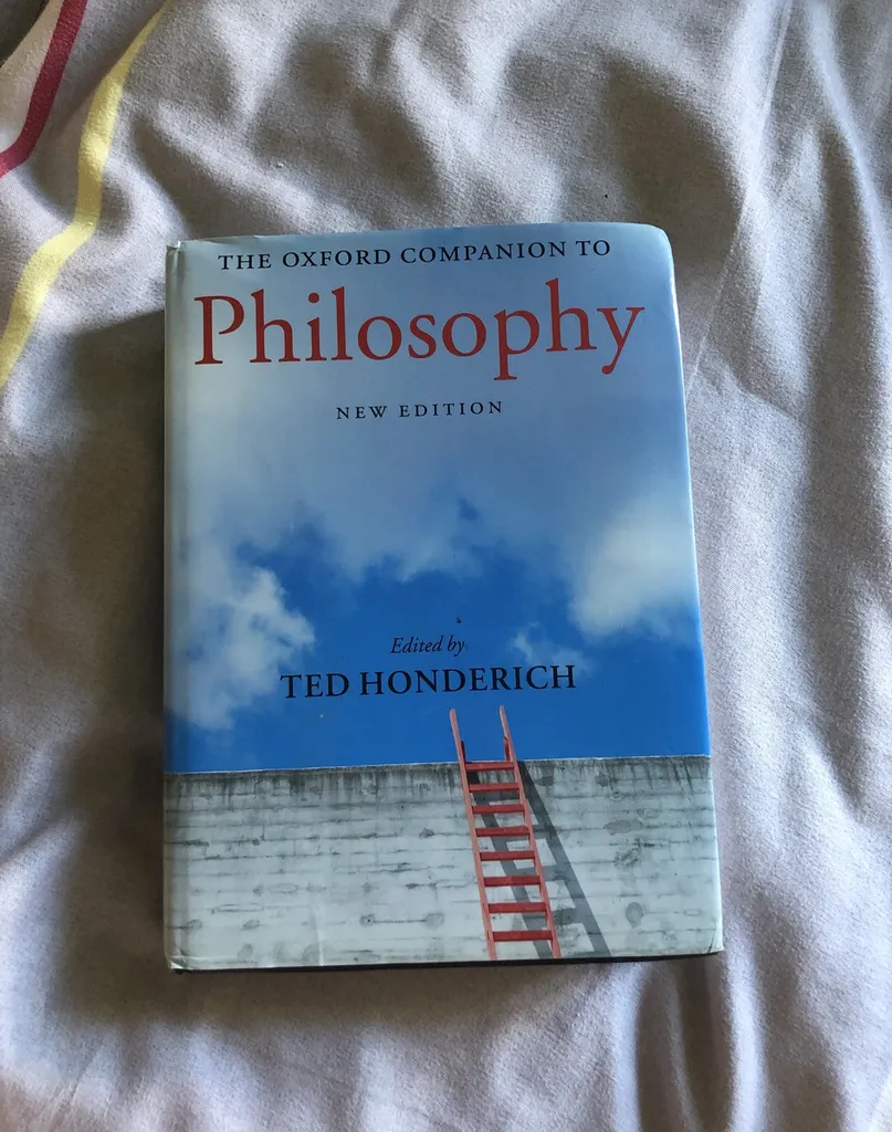 the oxford companion to philosophy by ted honderich photo 1