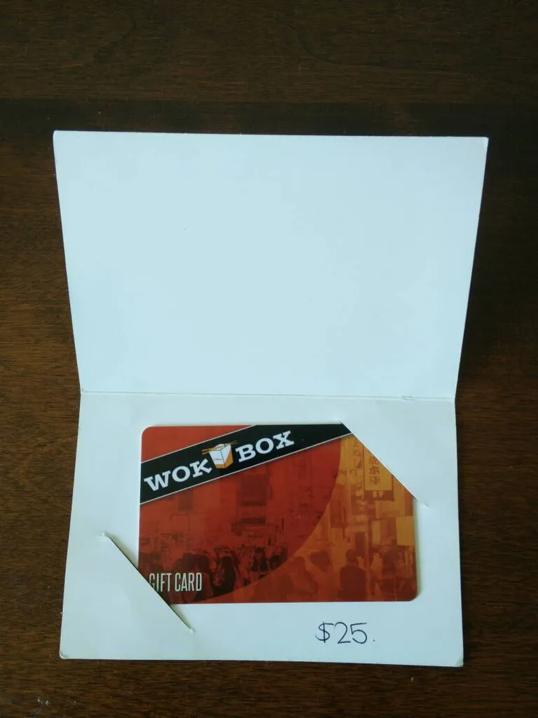 $25 Wok Box gift card photo 1