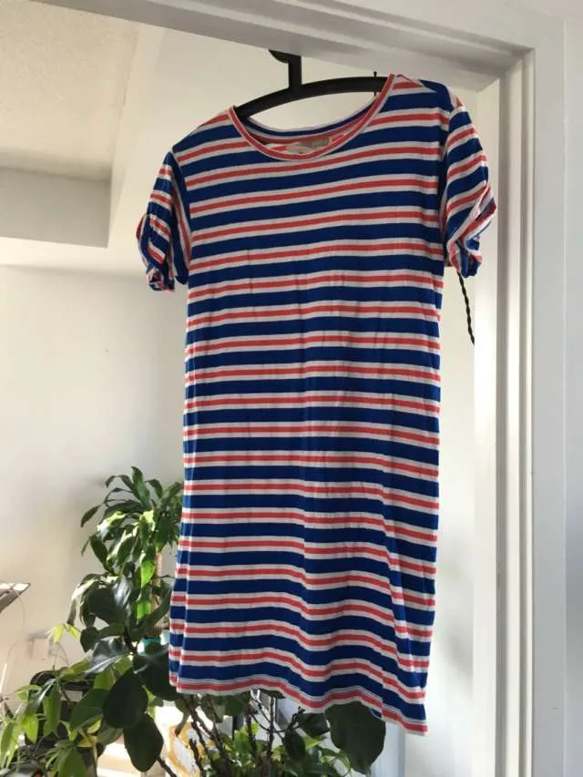 Forever21 Striped T-Shirt Dress photo 1
