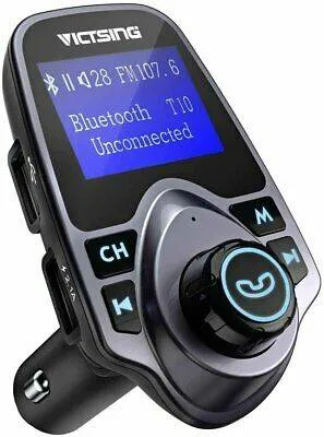 VICTSING Bluetooth FM Transmitter for Car photo 1