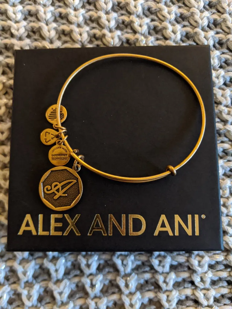 Alex And Ani “A” Bracelet photo 1