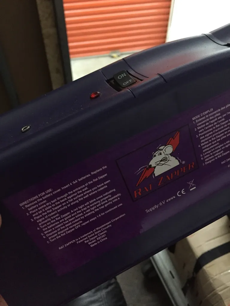 Rat Zapper - Electronic Rodent Trap (2) photo 1