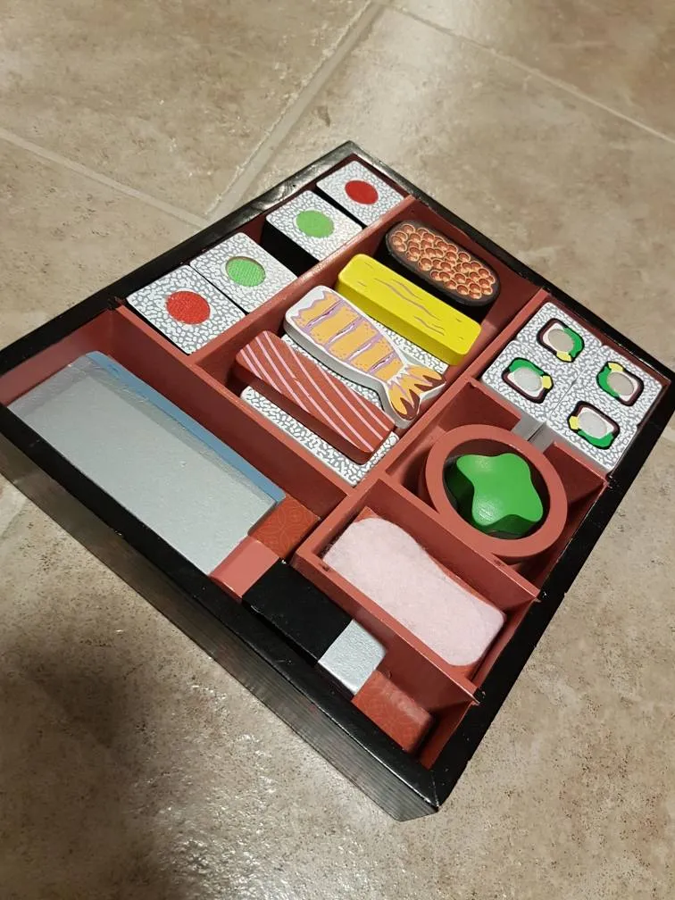 Melissa And Doug Wooden Sushi Set For Kids photo 1