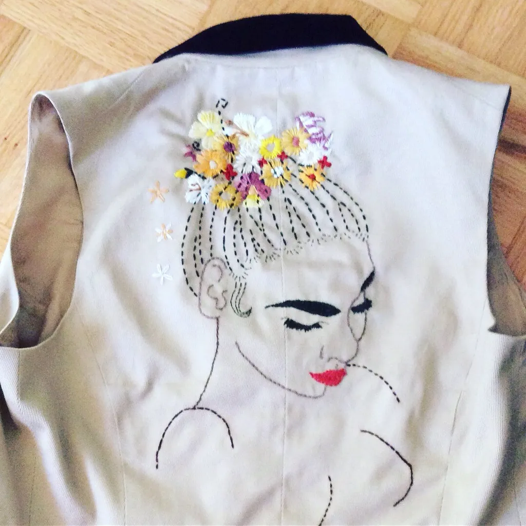 Riding Vest W/ Embroidered Back photo 1