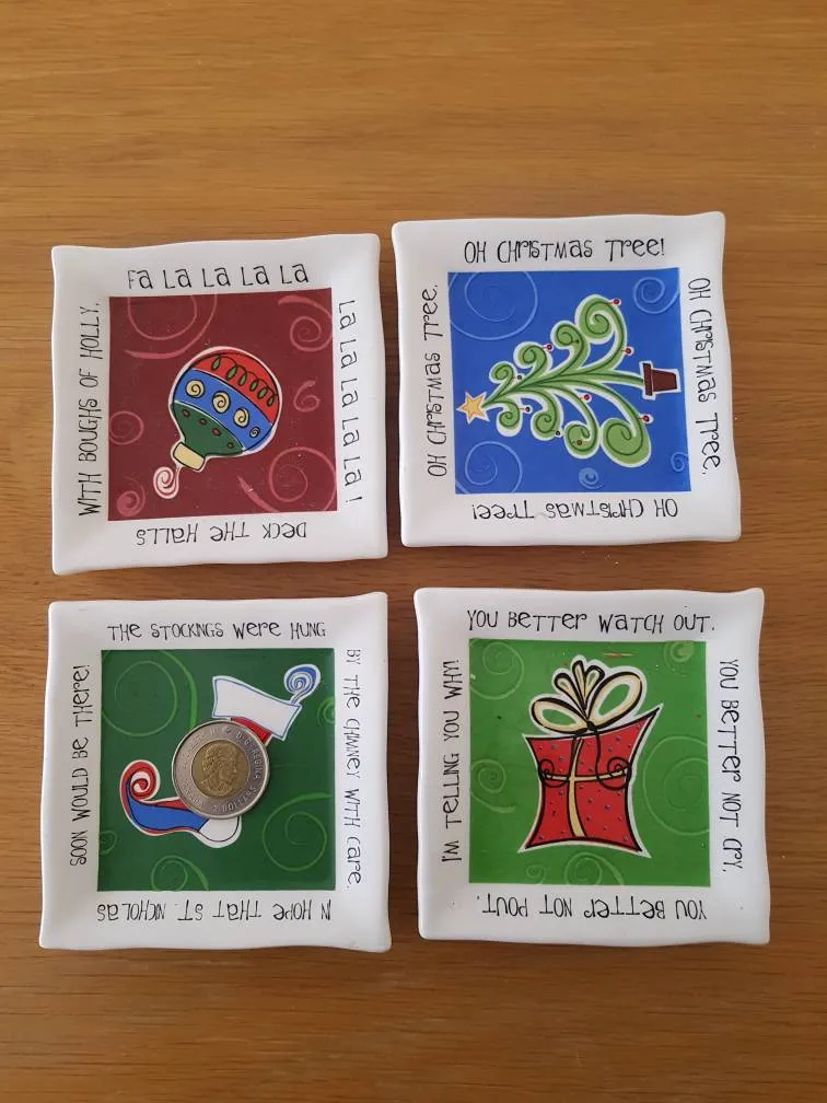 Small Christmas Plates photo 1