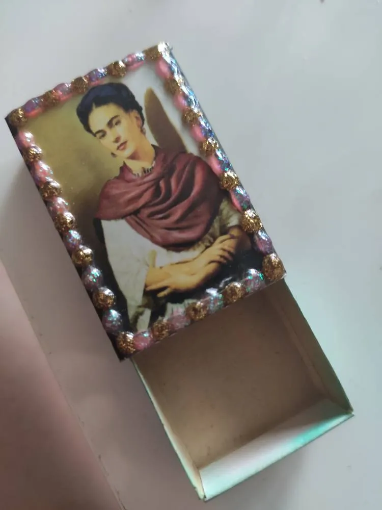 ♀️Frida Kahlo Decorated matchbox photo 1