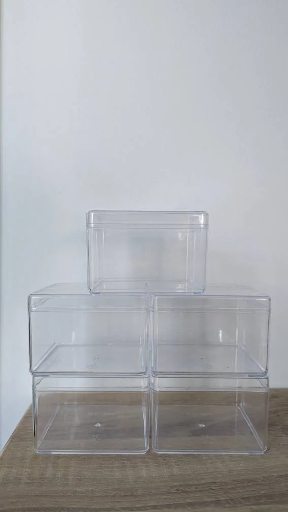 Square Clear Containers photo 1