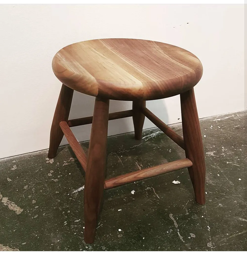 Lil' 12" Walnut Stool photo 1