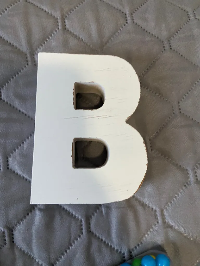 Wooden Letter B photo 1