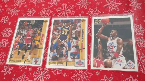 Vintage 1991-92 upper Deck Michael Jordan Basketball Cards photo 1